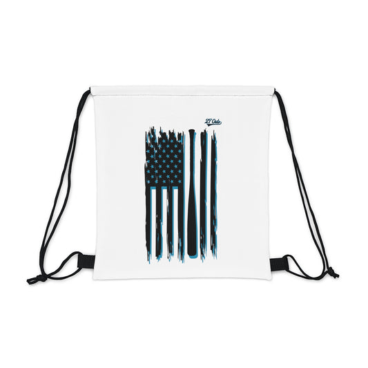 Baseball Flag - Outdoor Drawstring Bag