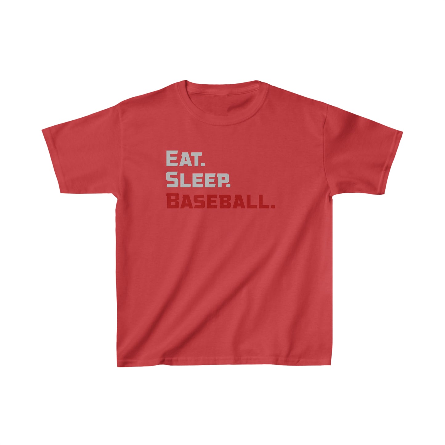 Eat. Sleep. Baseball. - Kids Heavy Cotton™ Tee