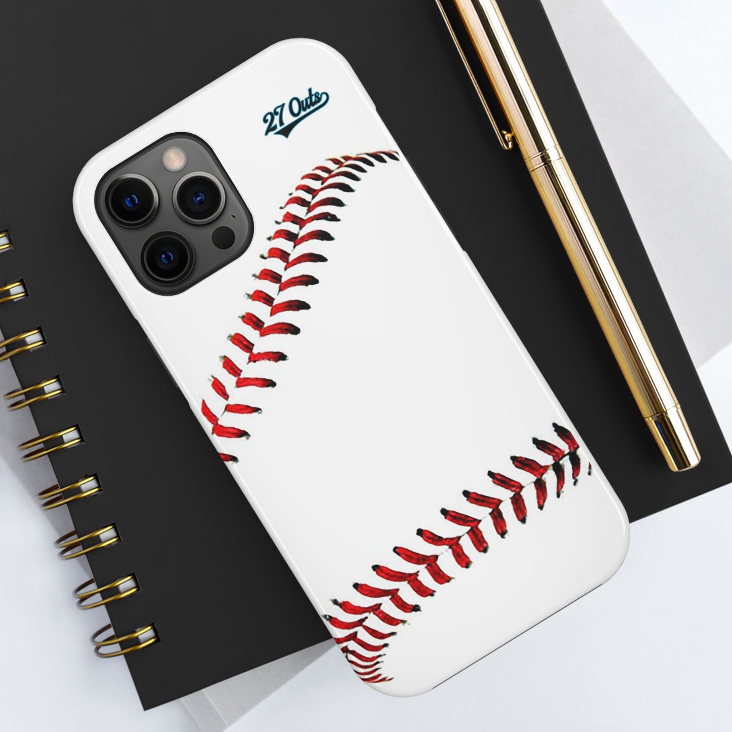 iPhone and Samsung White Baseball Lace - Phone Case