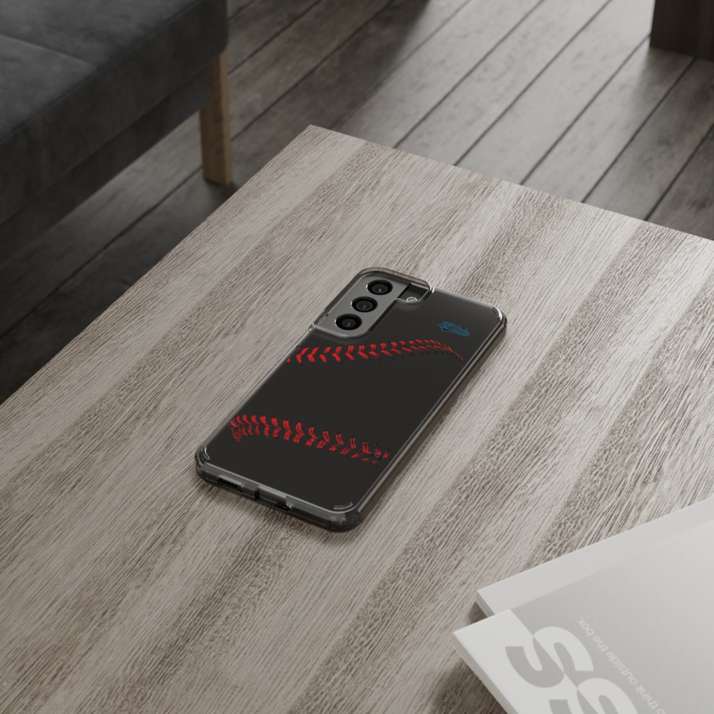 iPhone and Samsung Clear Baseball Lace - Phone Case