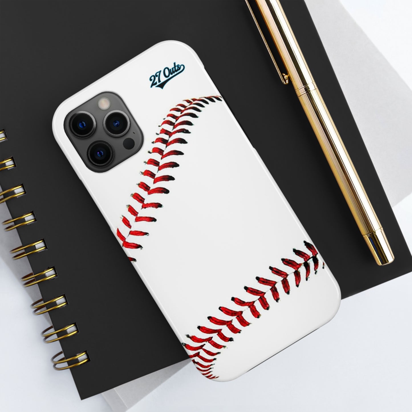 iPhone and Samsung White Baseball Lace - Phone Case