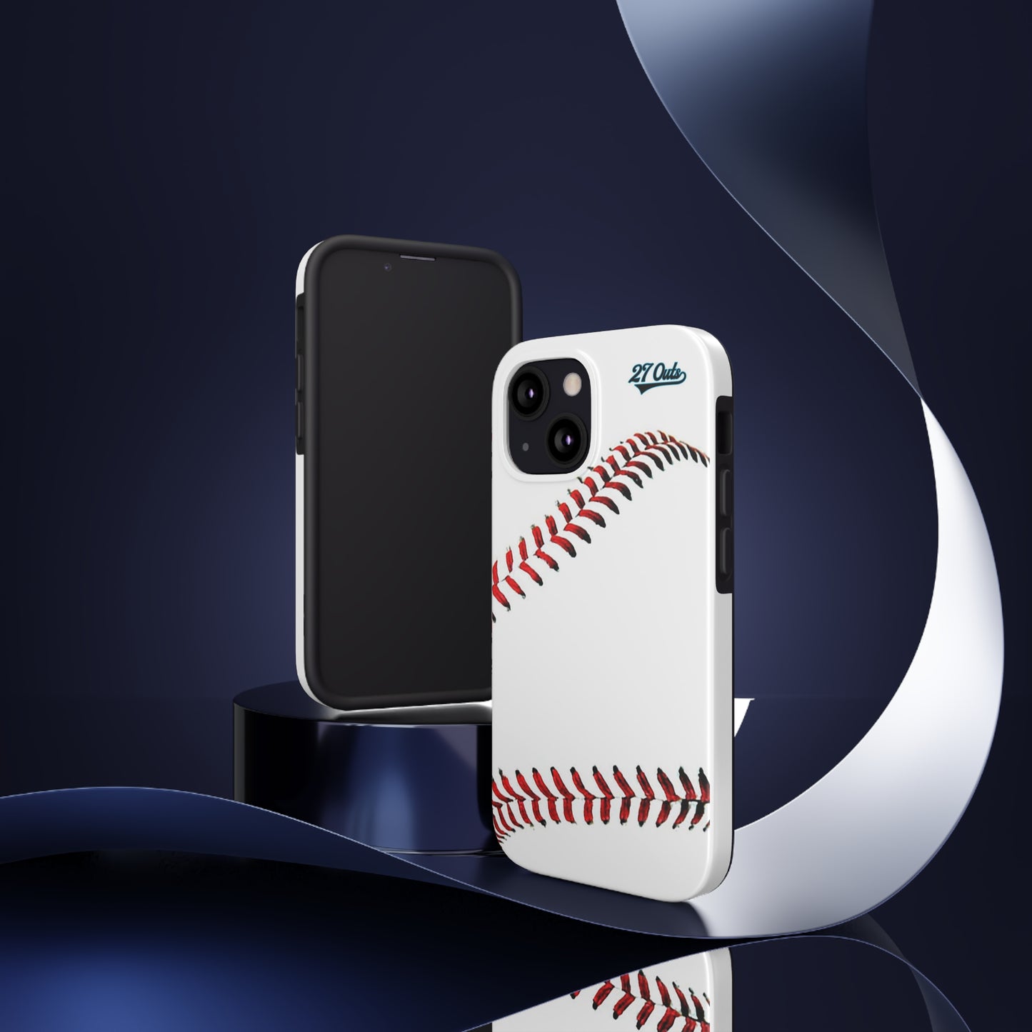 iPhone and Samsung White Baseball Lace - Phone Case