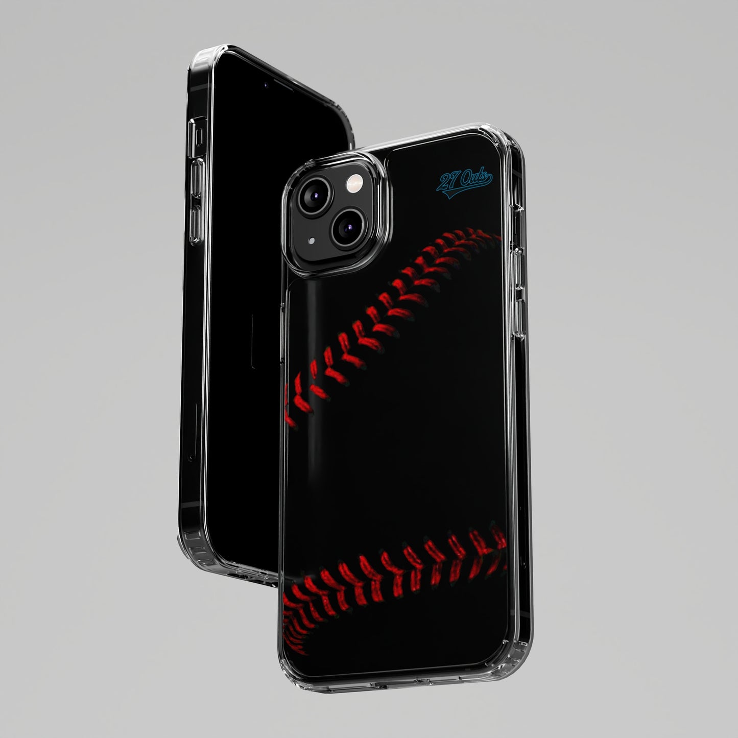 iPhone and Samsung Clear Baseball Lace - Phone Case
