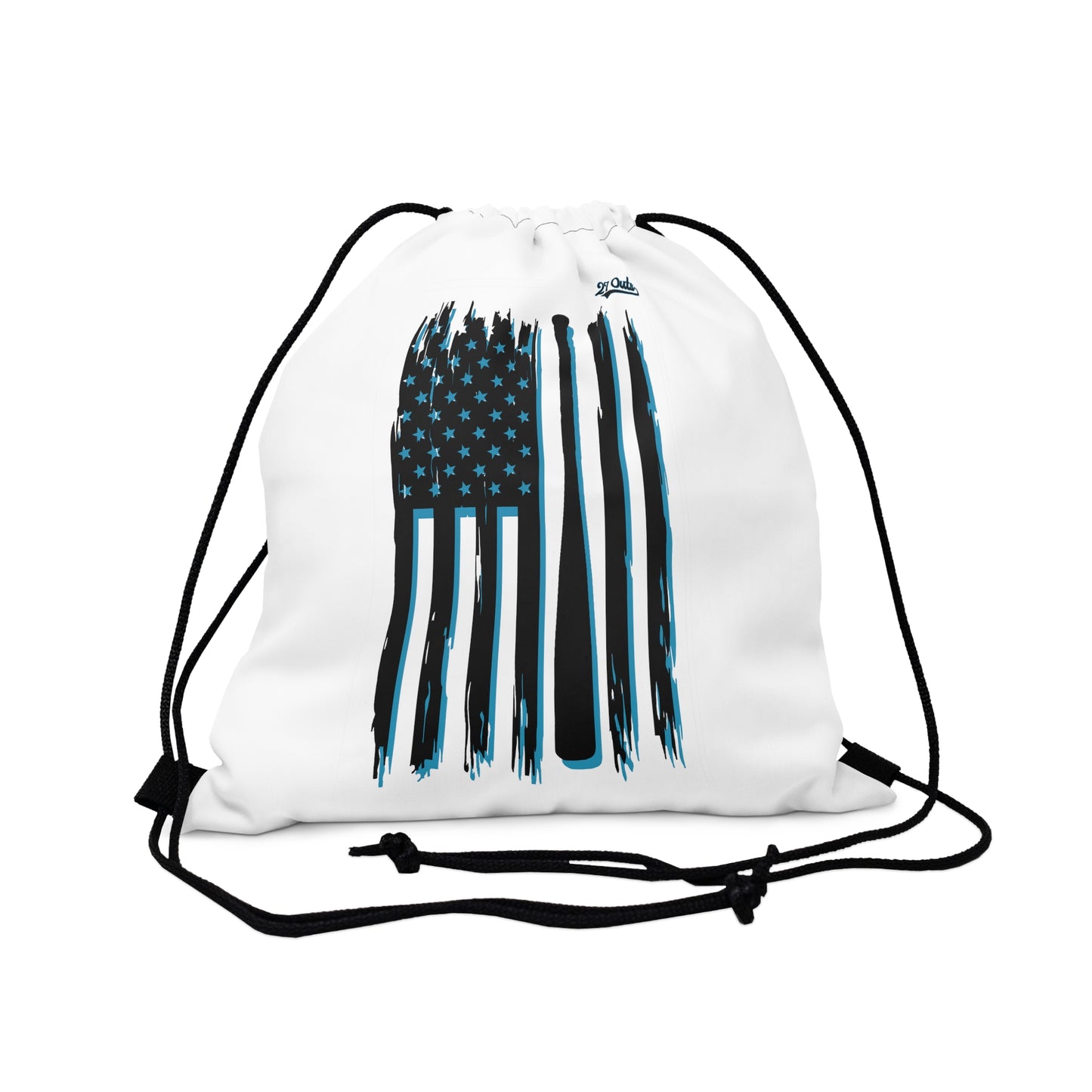 Baseball Flag - Outdoor Drawstring Bag