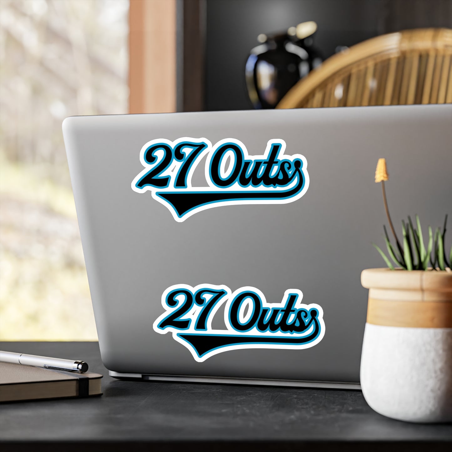 Two 27 Outs Cut Vinyl Decals